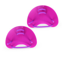 Swimming Hand Paddle Swimming Gloves for Adults Blue M Pink