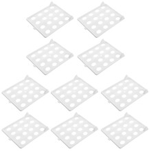 TShirt Organizer Boards 10 Set, Foldable Stackable Plastic Clothing Storage for Wrinkle Shirts in Closets and Shelves