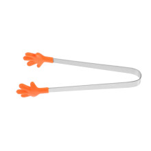 Stainless Steel Ice Cube Tongs with NonSlip Grip for BBQ, Kitchen, Bar and Buffet Use