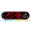 LED Digital Alarm Clock With Adjustable Brightness And-Red 1