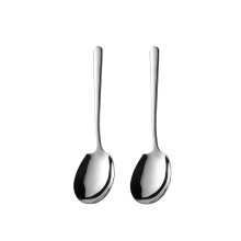 Serving Spoon, SUS 304 Stainless Steel, Dishwasher Safe, 8.5' x 2.5' (Pack of 2)
