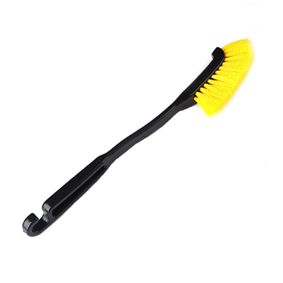 Car Wheel Brush With Soft Bristles And Long Handle For Anti Scratch Tire And Rim Cleaning 9119770438447