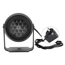 LED-Schneefall-Scheinwerfer für den Innen- und Außenbereich, RGB-Farbwechsel, wetterfest, für Weihnachtsdekoration, automatische weiße