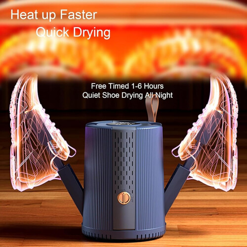 Electric Shoe and Boot Dryer with Smart Timer, QuickDry Tech, Foldable Design for Gloves and Helmets 2