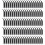 Décoration de plumes noires, 100 pièces, pour- Queue noire 1