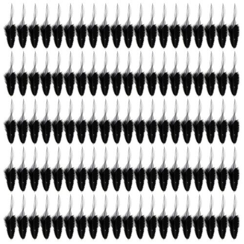 Natural Craft Feather for Dream Catchers Wedding-Black tip