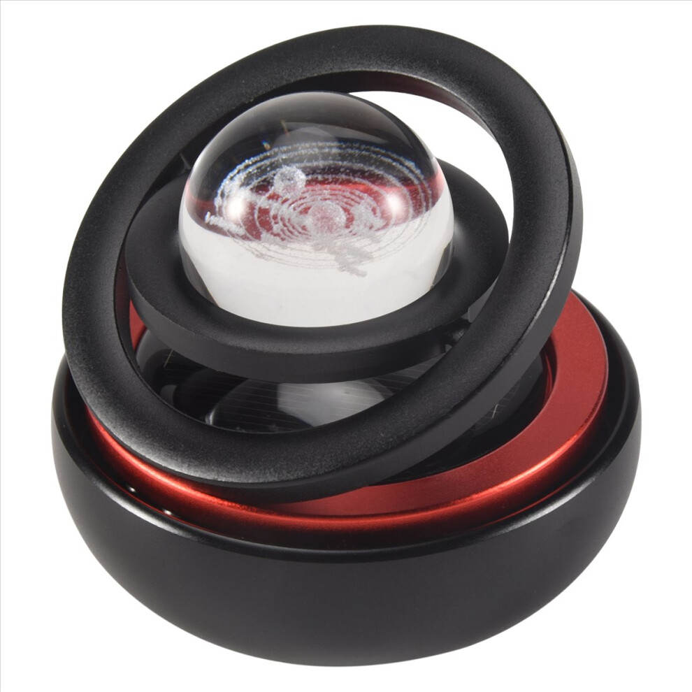 Car Solar Power Air Freshener, Aromatherapy Fragrance Diffuser Suspens Lavender 4852424143544