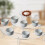 Large 3 Tiers Acrylic Display Risers-Colorful semicircle 4