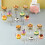 Large 3 Tiers Acrylic Display Risers-Colorful semicircle 7