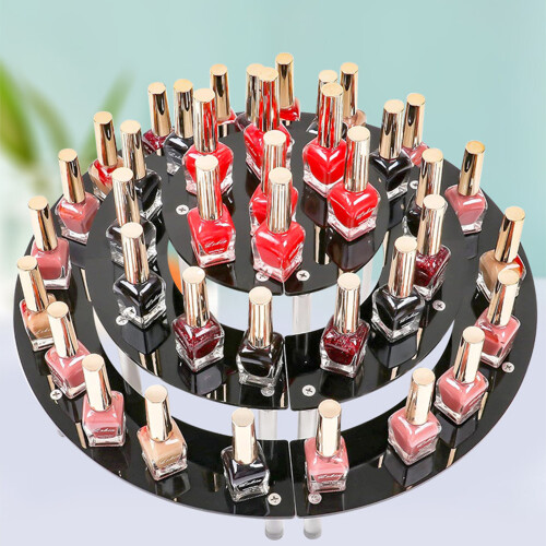 Large 3 Tiers Acrylic Display Risers-Colorful semicircle 1