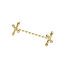 Chopstick holder Creative chopstick holder Chopstick holder made of metal for home (Gold) As shown Gold