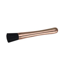 Stainless Steel Cocktail Muddler with Gold Finish for Mojitos and Mixed Drinks 20.5cm Rose Gold