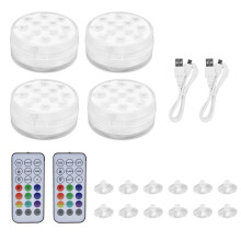 Éclairage subaquatique pour fêtes et événements, idéal pour les aquariums, les bassins et plus encore, lumières LED RGB à couleurs