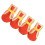 Ensemble de chaussures antidérapantes pour chiens,-Rose L 7
