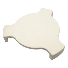 18 Inch Ceramic Heat Deflector for Big Green Egg Grill, Pizza Stone Plate Setter for Kamado