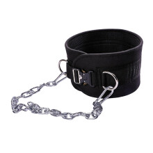 Dip Belt Weight Lifting Dip Belt with Chain Workout Comfortable Waist Support Bodybuilding Gym Weight Belt Metal Buckle