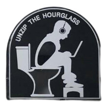 (B) WC-ajastin 5 minuuttia painettu monikäyttöinen tarkka herkkä dekompressio hauska lahja kylpyhuoneen kakka-ajastin tiimalasi kotikäyttöön
