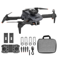 Drone FPV con doppia telecamera, video in diretta e controllo tramite app, design pieghevole, quadricottero per adulti e bambini con mantenimento