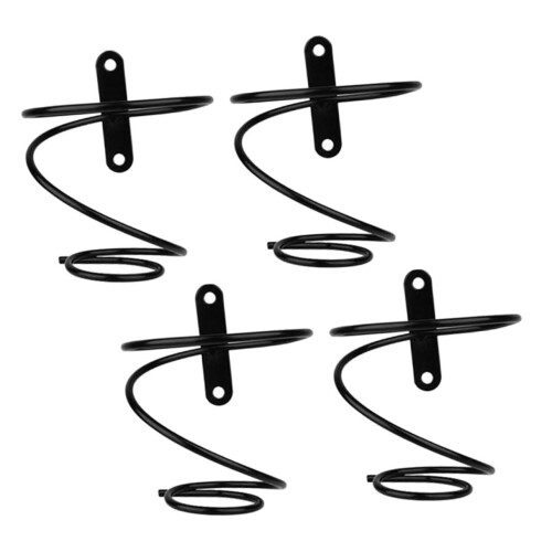 4Pcs Wall Mounted Wine Rack Set, Sturdy Single Bottle Holders for Home Bar and Kitchen Storage Space Saving Decor