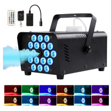 Rookmachine met 3 kleuren en individuele schakelaar, veilige en duurzame LED-rookmachine voor binnenevenementen, magische bal-rookmachine met