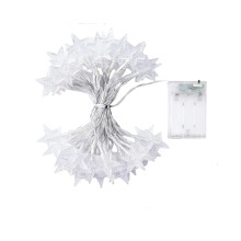 Betoverende lotus-lichtslinger, waterdichte solar lichtslinger voor buiten, geschikt voor terras, feest, bruiloft, huis, tuin, bomen, winkels, ramen,