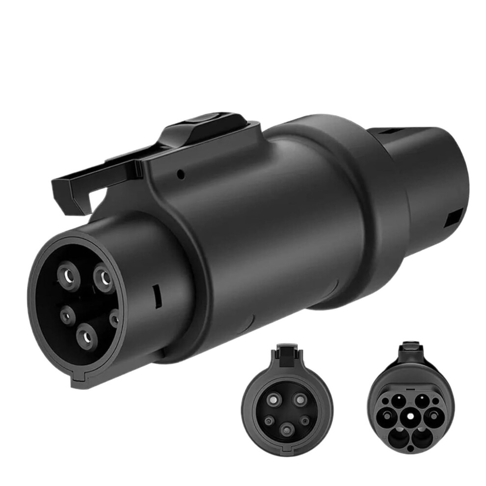 Type 2 To J1772 Ev Charging Adapter, Wide Vehicle Compatibility, Fast Level 2 Charge, Weatherresistant 9001264639198