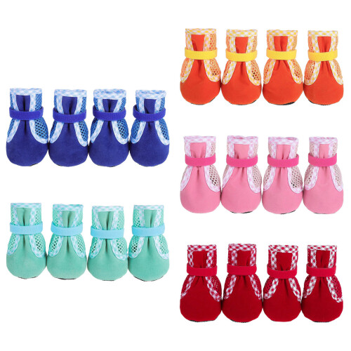 Ensemble de chaussures confortables pour animaux- Gourde verte S 1