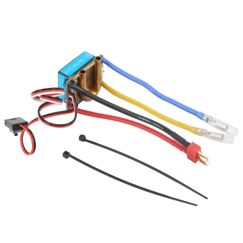 Εύκολη εγκατάσταση Brushed ESC, ελεγκτής ταχύτητας αυτοκινήτου 120A RC με απλή 2