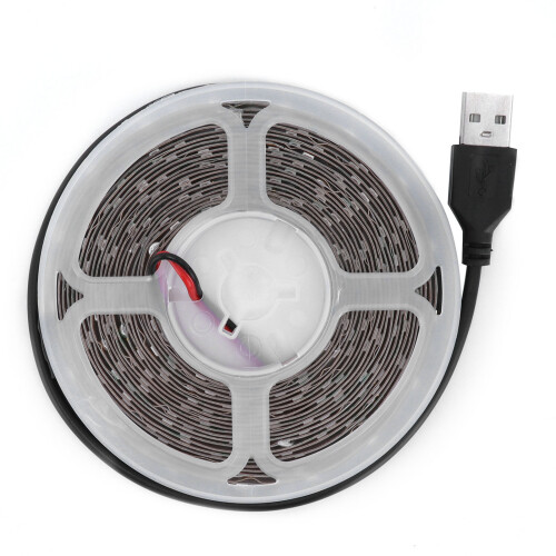 Λωρίδα φωτισμού Chic USB Led, Elegant4.9Ft480LEDs Ζεστό λευκό κορδόνι χωρίς κουκκίδες για