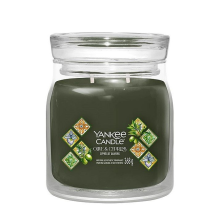 Yankee Candle - Olive & Cypress Signature Medium Jar (368g)