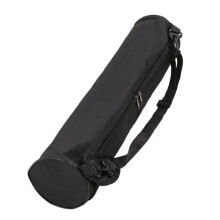 Yoga Bag 1 Piece Multifunctional Yoga Bag Canvas Yoga Mat Carry Bag Shoulder Bag Pilates Exercise Pad Carry Bag Gym Fitness Backpack (Black)