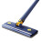 Flat Mop DualPurpose Wet Dry 37cm Microfiber with Scraper Hands Home Cleaning 1