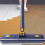 Flat Mop DualPurpose Wet Dry 37cm Microfiber with Scraper Hands Home Cleaning 3