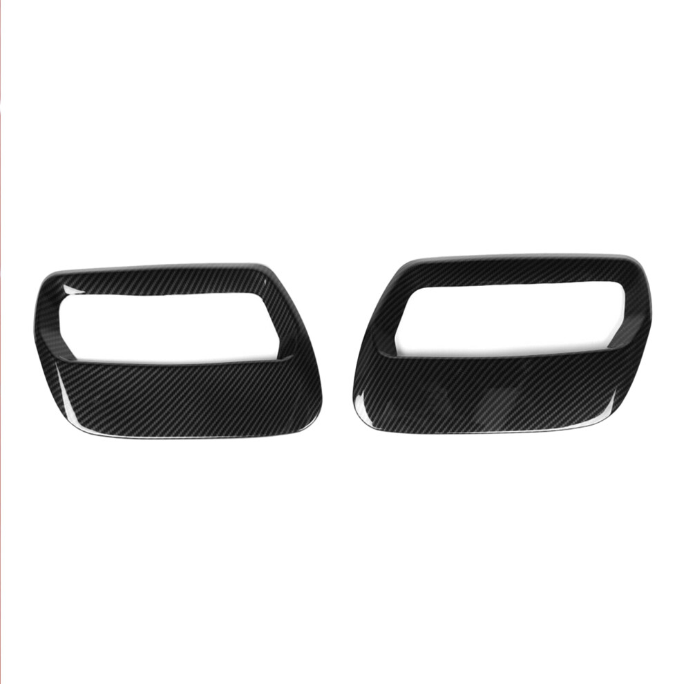 Carbon Fiber Abs Hood Engine Air Vent Cover Trim For 2018 2019 4852424148273