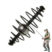 Spring fishing accessories  Metal bait throwing device Fast sinking Catch accessories