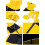 Vestes multi-usages pour chiens, avec designs-Jaune 6XL 5