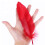 Colorful Feathered Accessory For Crafts Perfect For-rose red 6