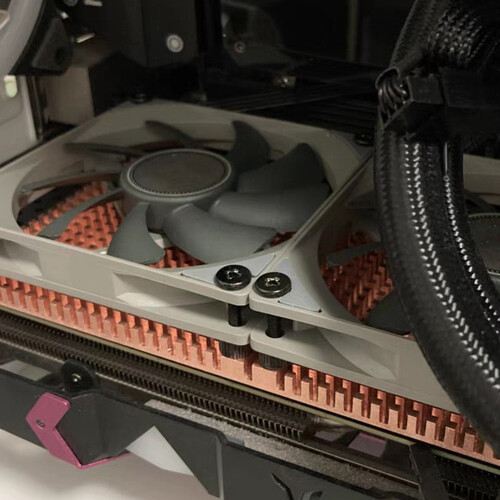 RTX 3060 3080 3090 Backplane Pure Copper Heat Sink Graphics Card Memory 2