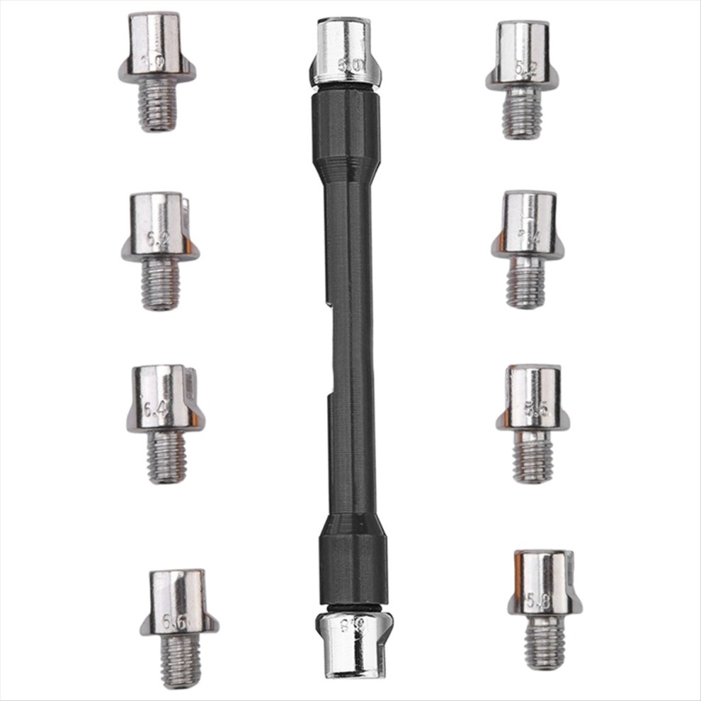Handle Spoke Wrench Cnc Spanner Set 5.0-6.8 Length 93Mm/3.7In For Mos 4853907534330