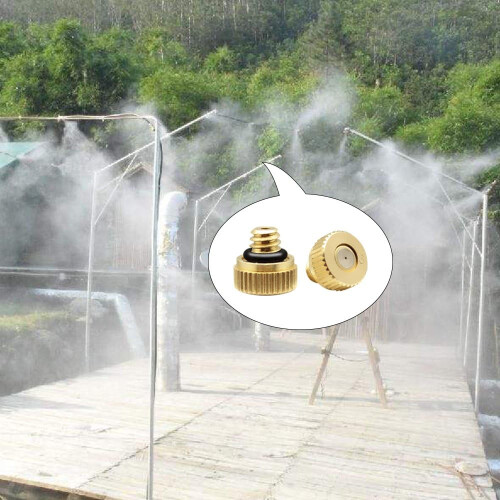 Outdoor Oasis Creator, Απλό Κιτ Ακροφυστήρων Ψεκασμού με Αποτελεσματική Ψύξη για Αίθριο 2