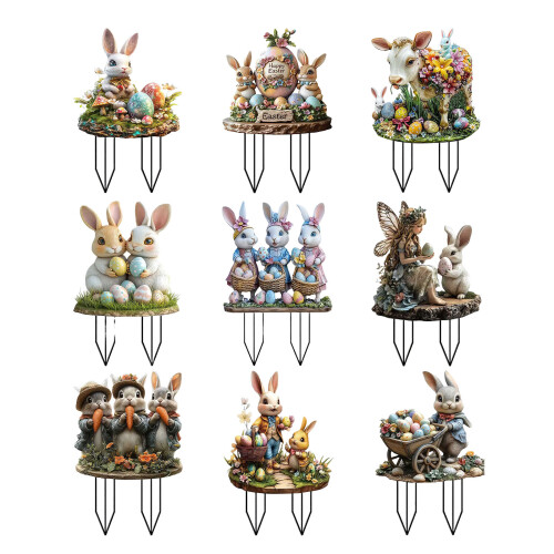 Decorative Garden Stakes Acrylic Decorative Stakes for-OH835 1