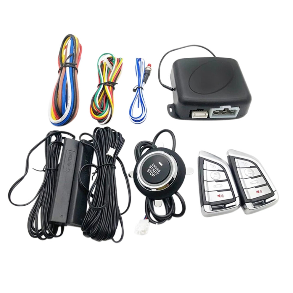 Car Engine One-Key Start-Stop Button System Pke Keyless Entry Anti-The 4852424150375