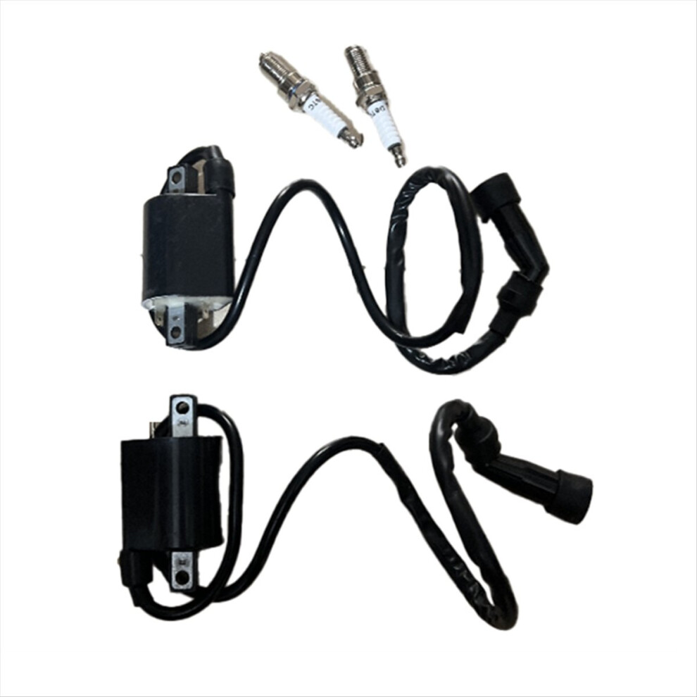 5El-82310-00-00 2 Pcs Ignition Coil Pack R+L & For V Star 1100 Xvs1100 Black 4853907535641
