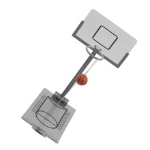 1 piece desktop basketball toy foldable mini basketball hoop for decompression for office and home with easy handling and processing