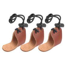 Protetor de dedos para arco recurvo, equipamento de treino de tiro com arco, compatível com todos os estilos de arco e flecha, feito à mão em
