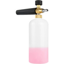 Lancia schiuma, accessori per idropulitrici da costruzione per impieghi gravosi per la generazione di schiuma densa, plastica spessa ecologica e