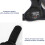Archery Gloves, Breathable Stretch Lycra For Unmatched Comfort And Flexibility, Three-Finger Design Enables Precise String Feel And Control 7