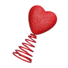 Elegant Valentine Tree Toppers Romance Red Heart Spring-Style A