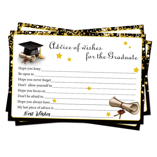 Pack Of 8 Graduation Greeting Cards Elegant Designs-Style three