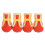 Ensemble de chaussures durables pour chiots,-Orange rouge M 1